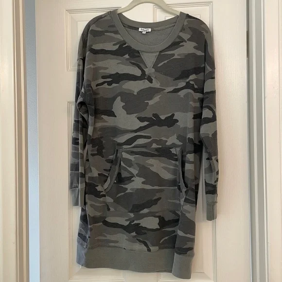 Splendid | Dresses | Camo Sweater Dress | Poshmark